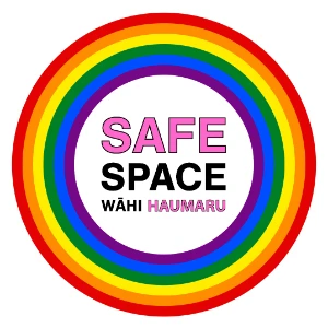 Safe Space logo that clicks through to the Safe Space website